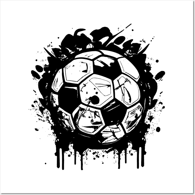 Association football Wall Art by Brand X Graffix